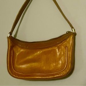 Leather-like hand bag